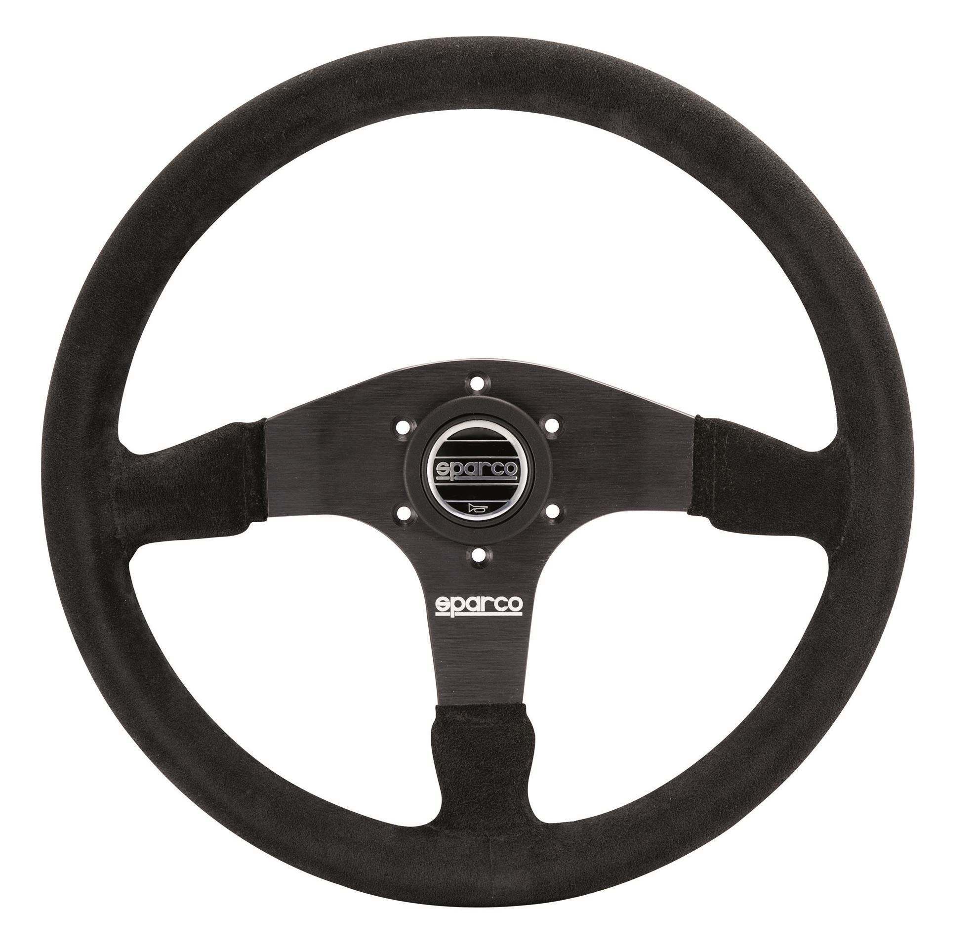 Руль спортивный SPARCO R375 диаметр 350, вылет 36мм, замша фото