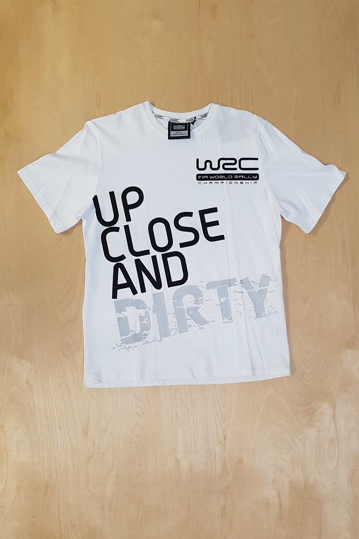 Футболка WRC UP CLOSE AND DIRTY цвет белый