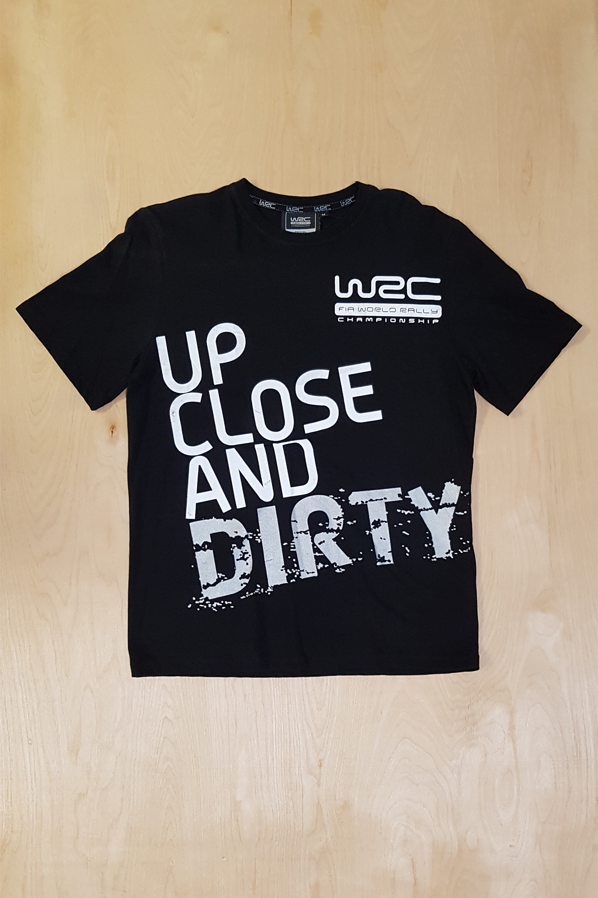 Футболка WRC UP CLOSE AND DIRTY цвет черный