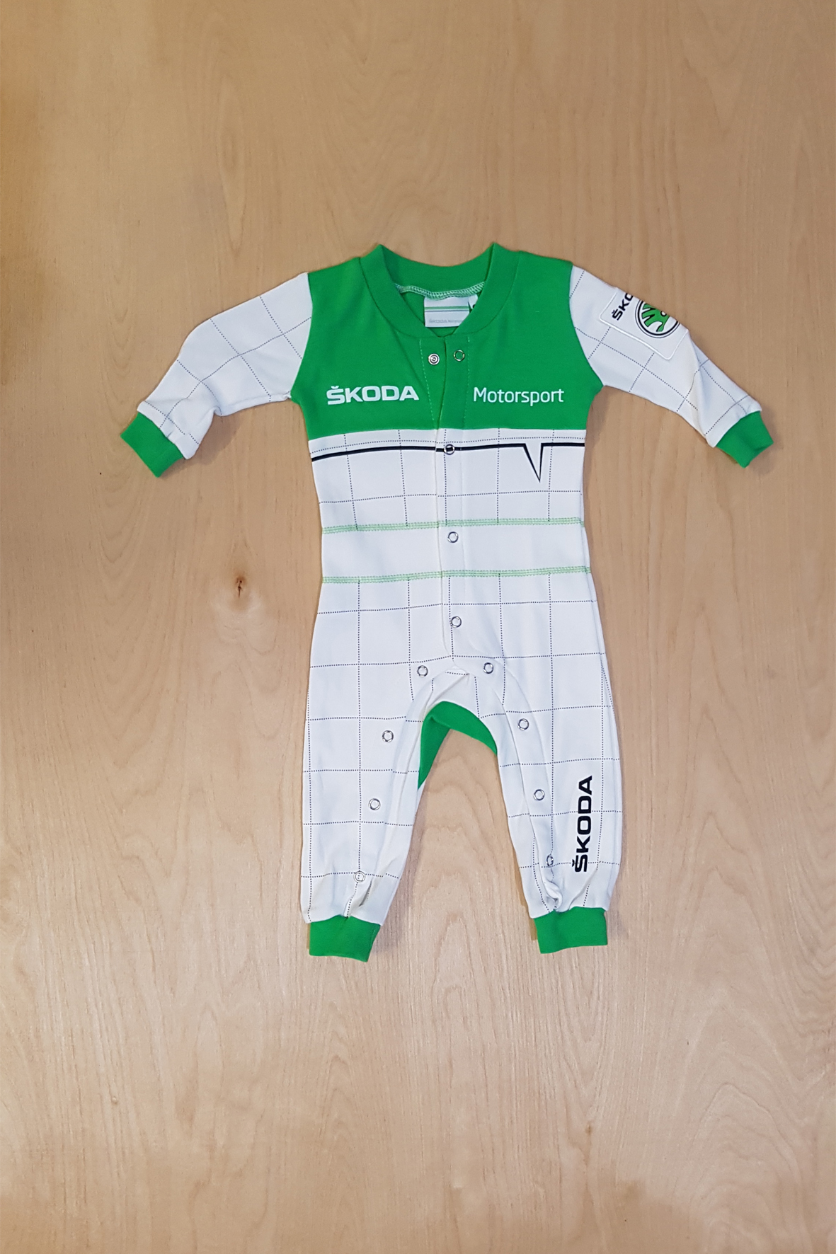Ползунки SKODA MOTORSPORT цвет белый