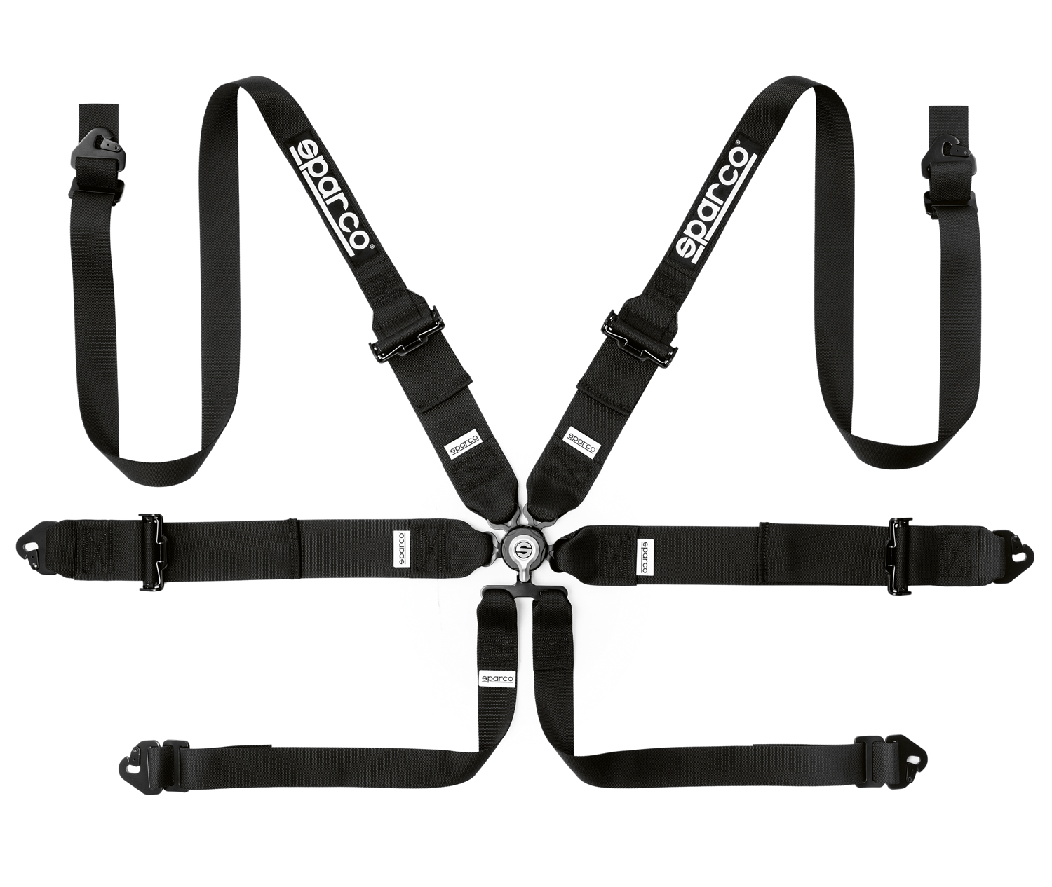 Ремень/Ремни безопасности SPARCO 3+2'' 6-точек (FIA 8853-2016) (застежки сталь) фото