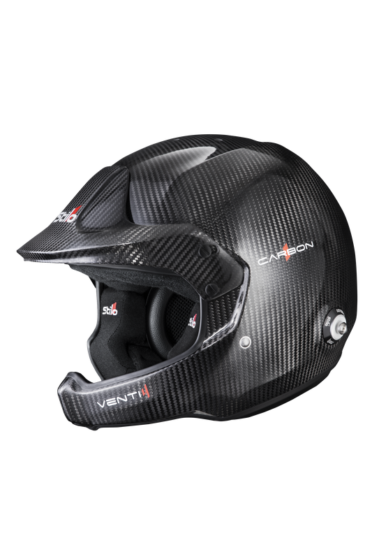 Шлем открытый STILO VENTI 4 WRC CARBON, ралли, интерком, HANS, (FIA8859-2024 и SHELL 2020)